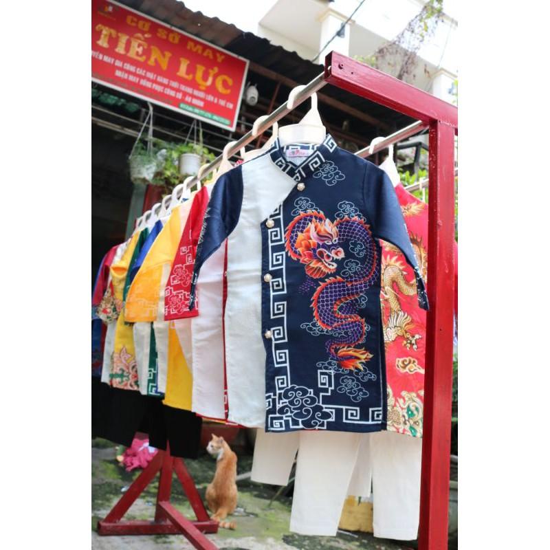 Áo dài cách tân gấm thượng Hải