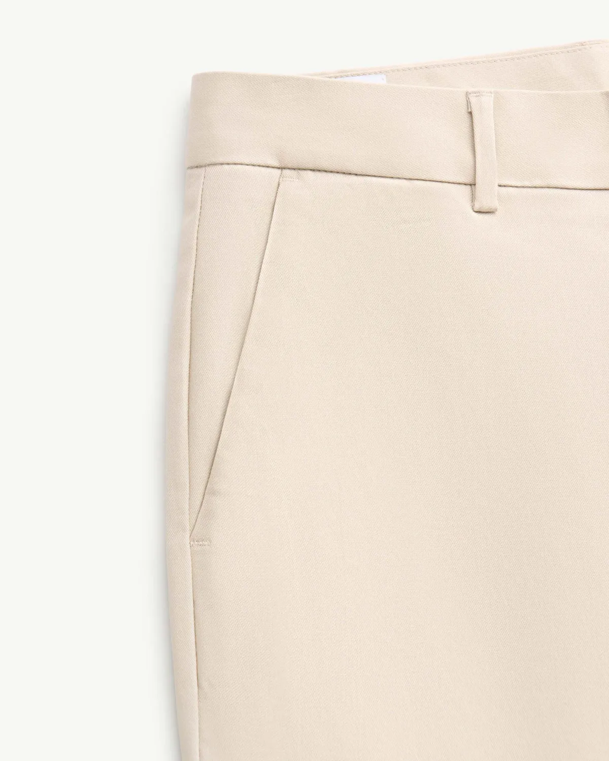 Quần kaki nam đính nhãn kim loại Form Slim cropped - ROUTINE 10S25PCA002
