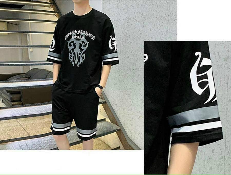 [HOT] Sét Đồ Bộ Nam Thể Thao Mùa Hè Với Chất Vải Thun Lạnh Co Giãn Họa Tiết Đẹp Thời Trang  Siêu Đẹp HTM FASHION - Trắng