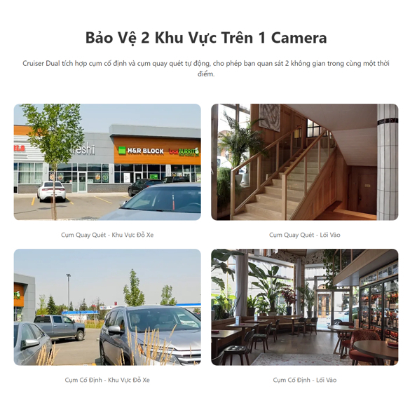 Camera Imou Cruiser Dual 10MP - Camera 2 mắt kép, Phát hiện xe cộ, Có loa và đèn báo động, Đàm thoại 2 chiều - Hàng chính hãng