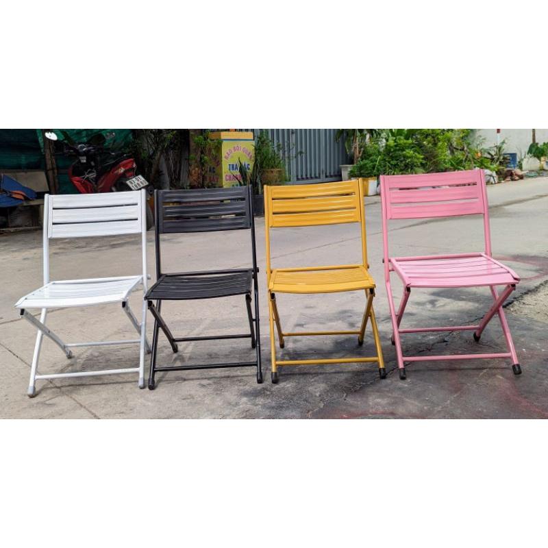Ghế xếp tựa lưng ngồi cao 35cm