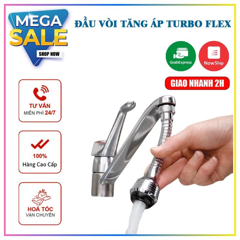 Đầu Nối Vòi Rửa Bát Turbo Flex 360 Độ