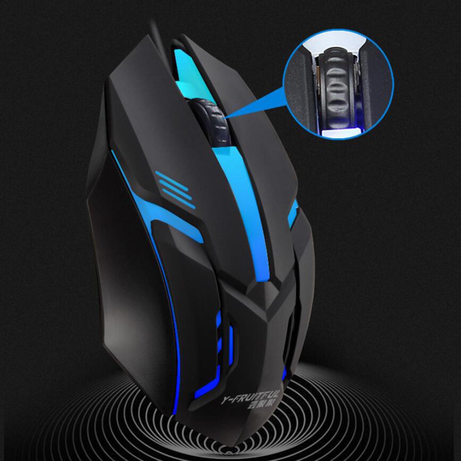 USB Gaming Mouse Mice for Gaming Computer Work Universal Comfortable