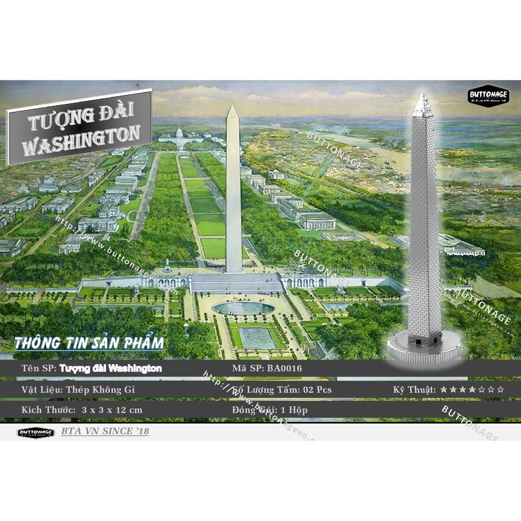 Mô Hình Lắp Ráp 3d Tượng đài Washington