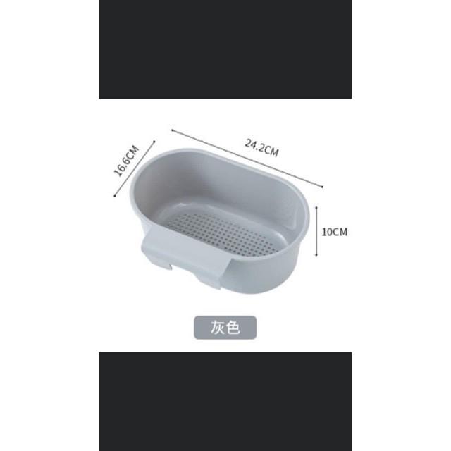 Giỏ nhựa đa năng đựng đồ treo bồn rửa bát,phễu lọc rác bồn rửa đa năng