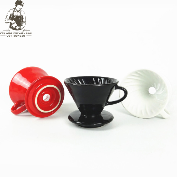 Phễu Sứ Pha Cà Phê V60 Size 2-4cups