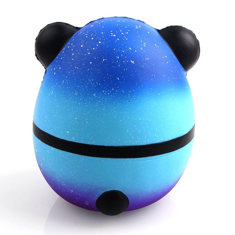 Squishy Lớn JUMBO Hình gấu trúc màu xanh dương Đồ Chơi Xốp Giảm Stress Hình mềm mịn dễ Thương đàn hồi Cho Bé