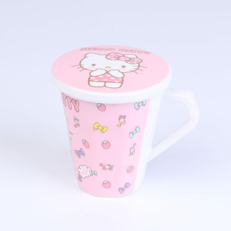 LY NHỰA CẦM TAY CÓ NẮP KITTY HOUSE