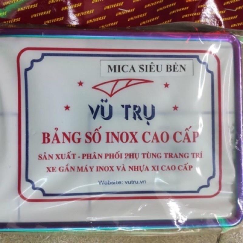 Khung biển số xe máy titan 7 màu chống nước