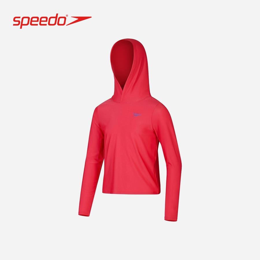 Áo Bơi Chống Nắng Bé Gái Speedo Ess Hood - 8 - 00319215432 - Pink - 11 - 12Y
