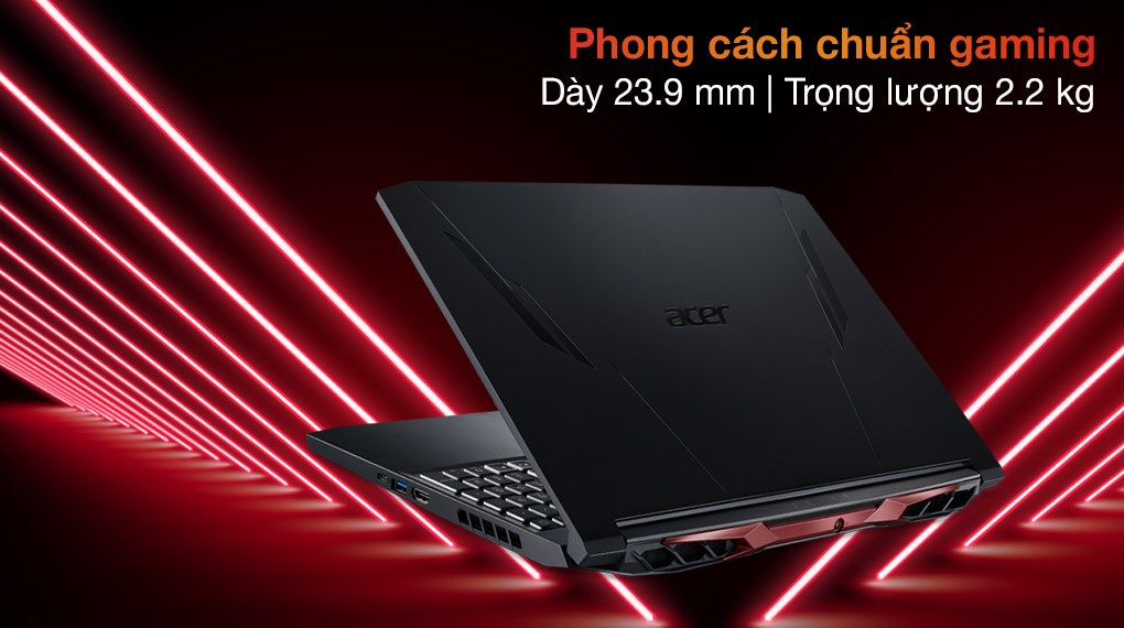 Laptop Acer Nitro 5 AN515 57 553E i5 11400H/8GB/512GB/4GB RTX3050/15.6"F/144Hz/Win11/Đen - Hàng chính hãng