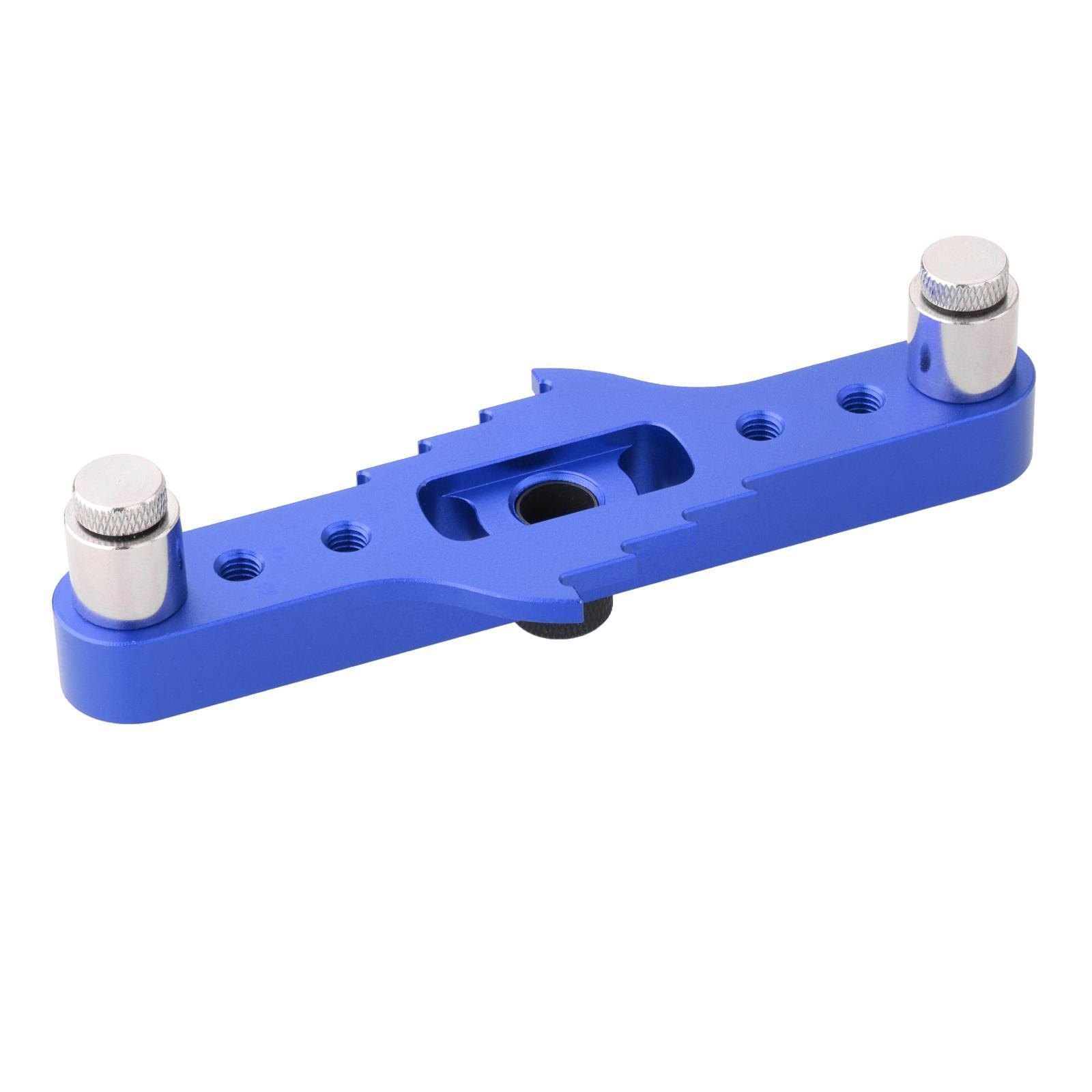 Aluminum Alloy Woodworking Hole Jig Kit Hole Locator Self Centering Drill Guide Hole Puncher for Woodworking Carpentry Tool