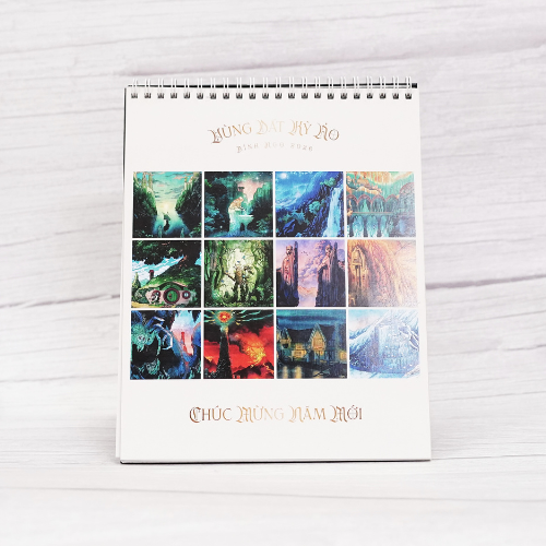 Bộ Lịch “Vùng Đất Kỳ Ảo” – Hành Trình Qua Trung Địa