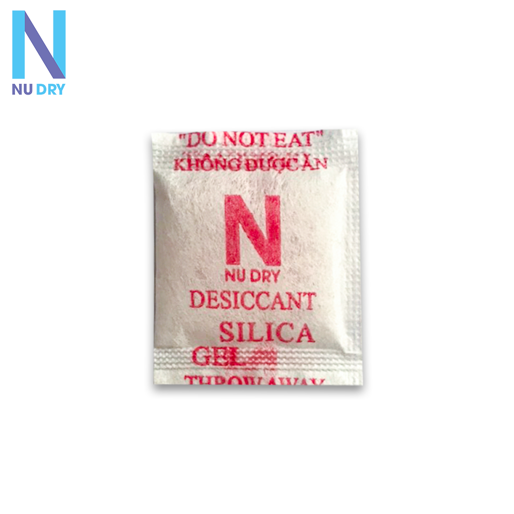 Gói Hút Ẩm Silica Gel 1 GRAM NU DRY  ( Gian hàng chính hãng ) dùng cho dược phẩm quần áo dày dép đóng túi 1kg