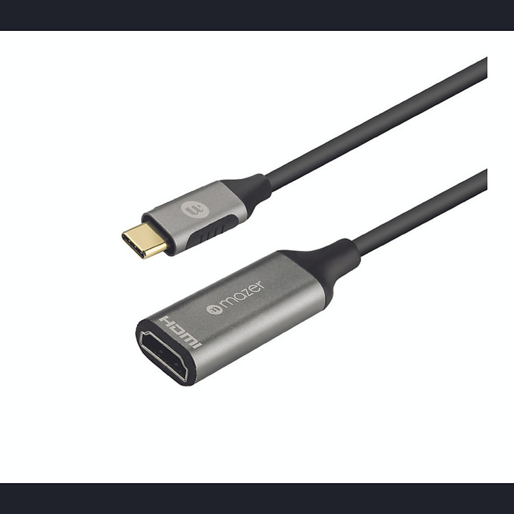 Bộ Chuyển Đổi Mazer ALU USB-C to HDMI 4k/60Hz Adapter - Hàng chính hãng