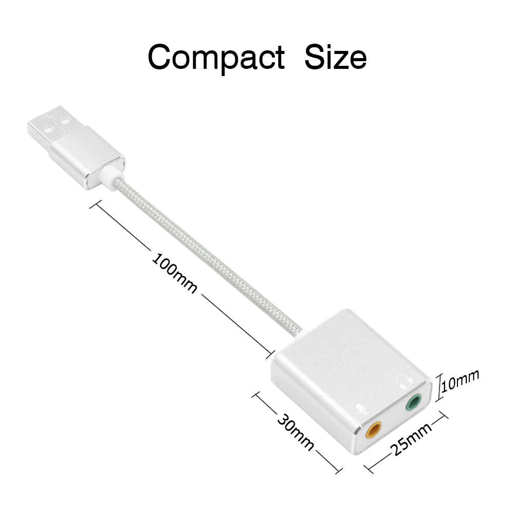 Usb Sound Card 7.1CH Âm Thanh 3D AZONE