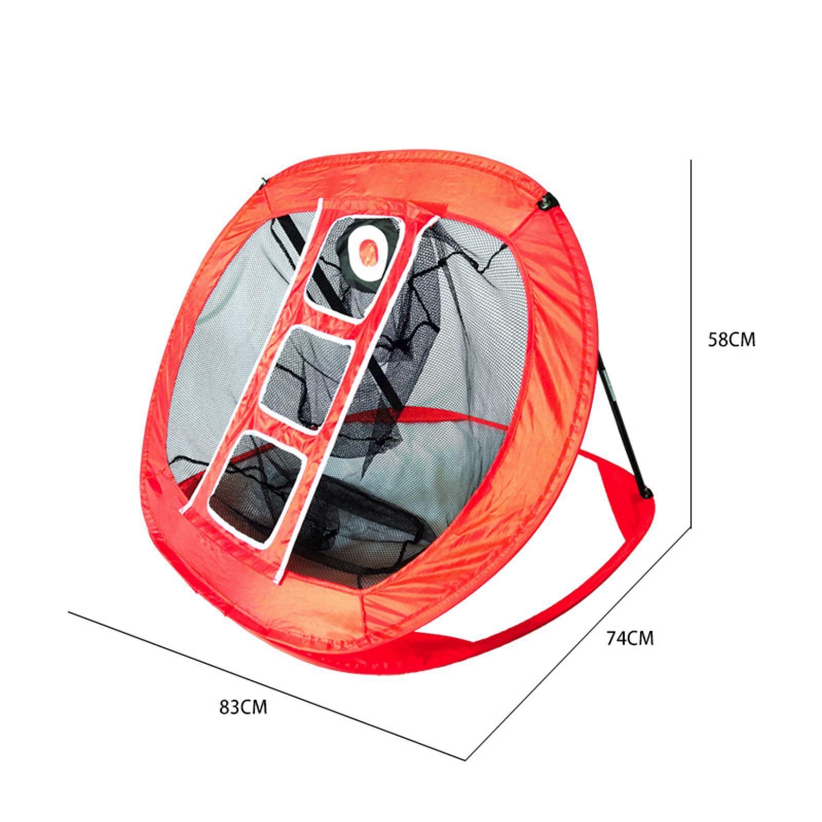 Collapsible Golf Chipping Net Indoor Outdoor Golfing Target Net Netting for Swing Practice