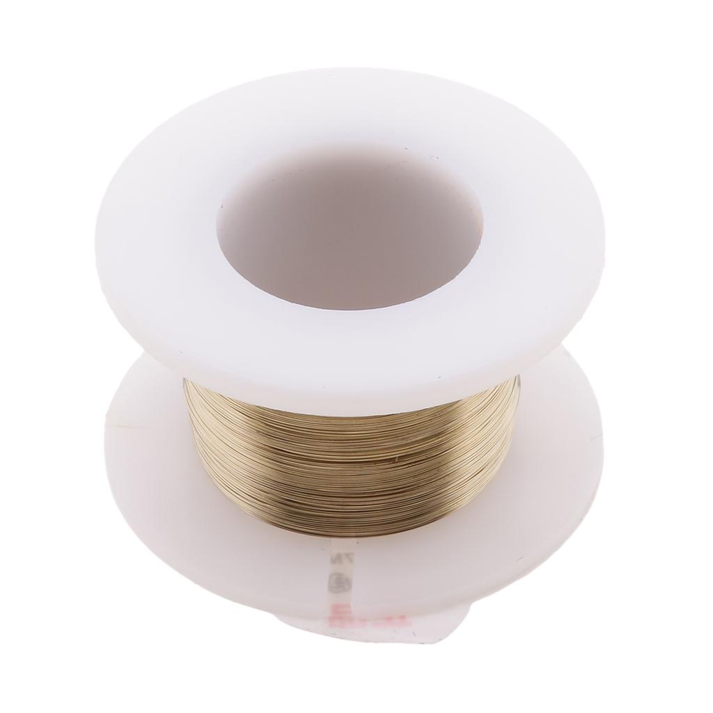 2 Pieces High Hardness Gold Alloy Wire LCD Separator Screen Glass Cutting Separation Line Repair for iPhone for SAMSUNG HTC Huawei and Many Other Smart Phones 100 m Length