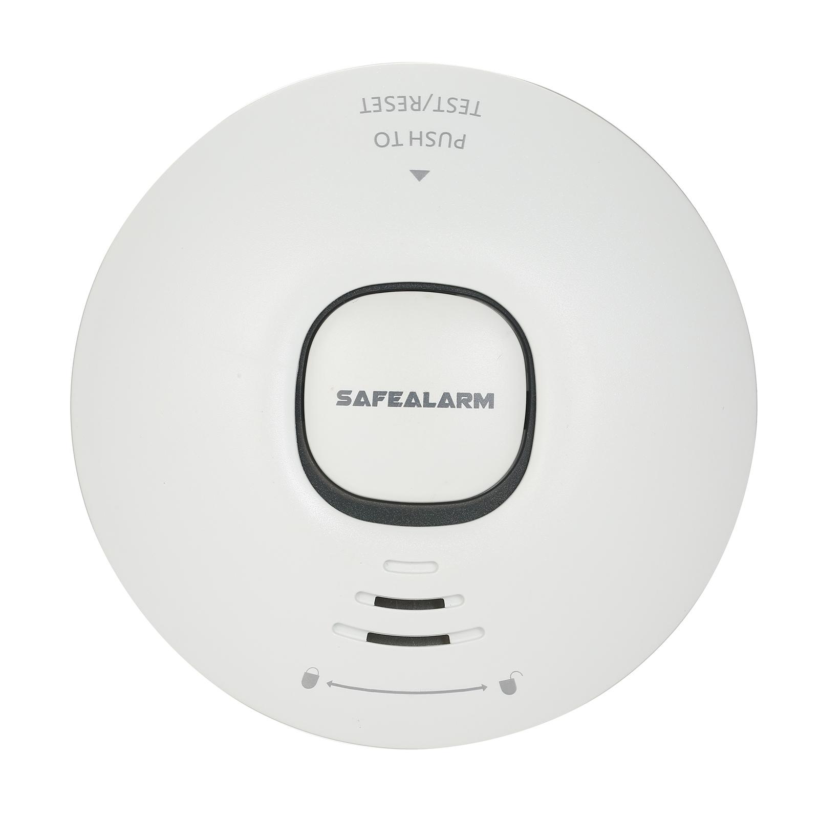 Wifi Smoke Detector Smart Fire Alarm Sensor Wireless Security System Smart Life Tuya APP Control Smart Home For Home Kitchen/Store/Hotel/Factory