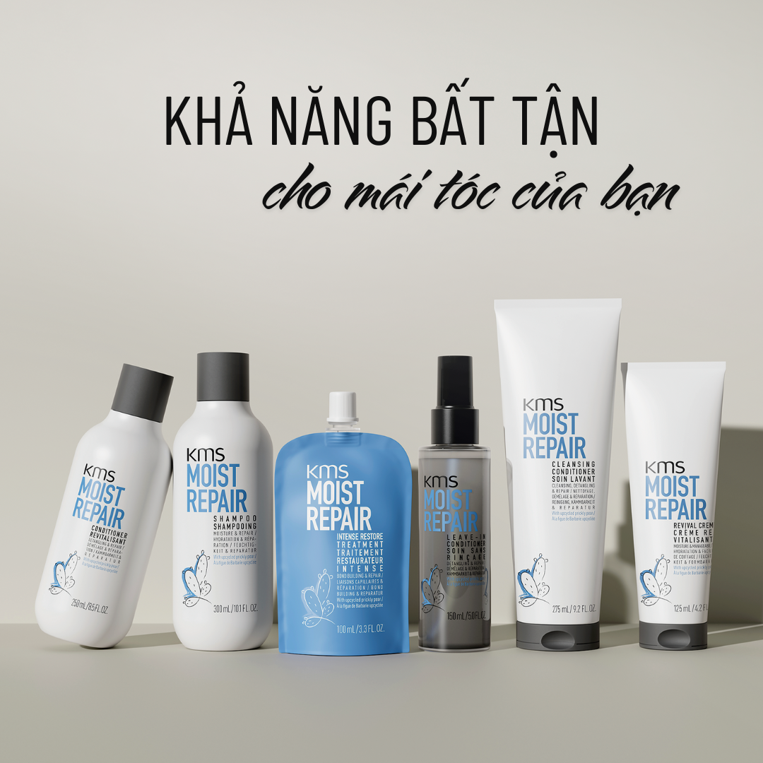 Dầu Xả Dưỡng Ẩm Goldwell KMS Moistrepair Nuôi Dưỡng Và Phục Hồi Tóc Hư Tổn Lên Tới 99