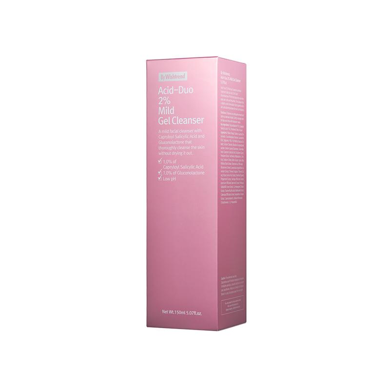 Sữa rửa mặt By Wishtrend Acid Duo 2% Mild Gel Cleanser