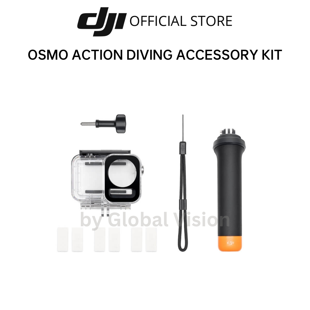 Bộ phụ kiện lặn chống nước chuyên dụng DJI dành cho Osmo Action camera hành động cao cấp - Hàng chính hãng