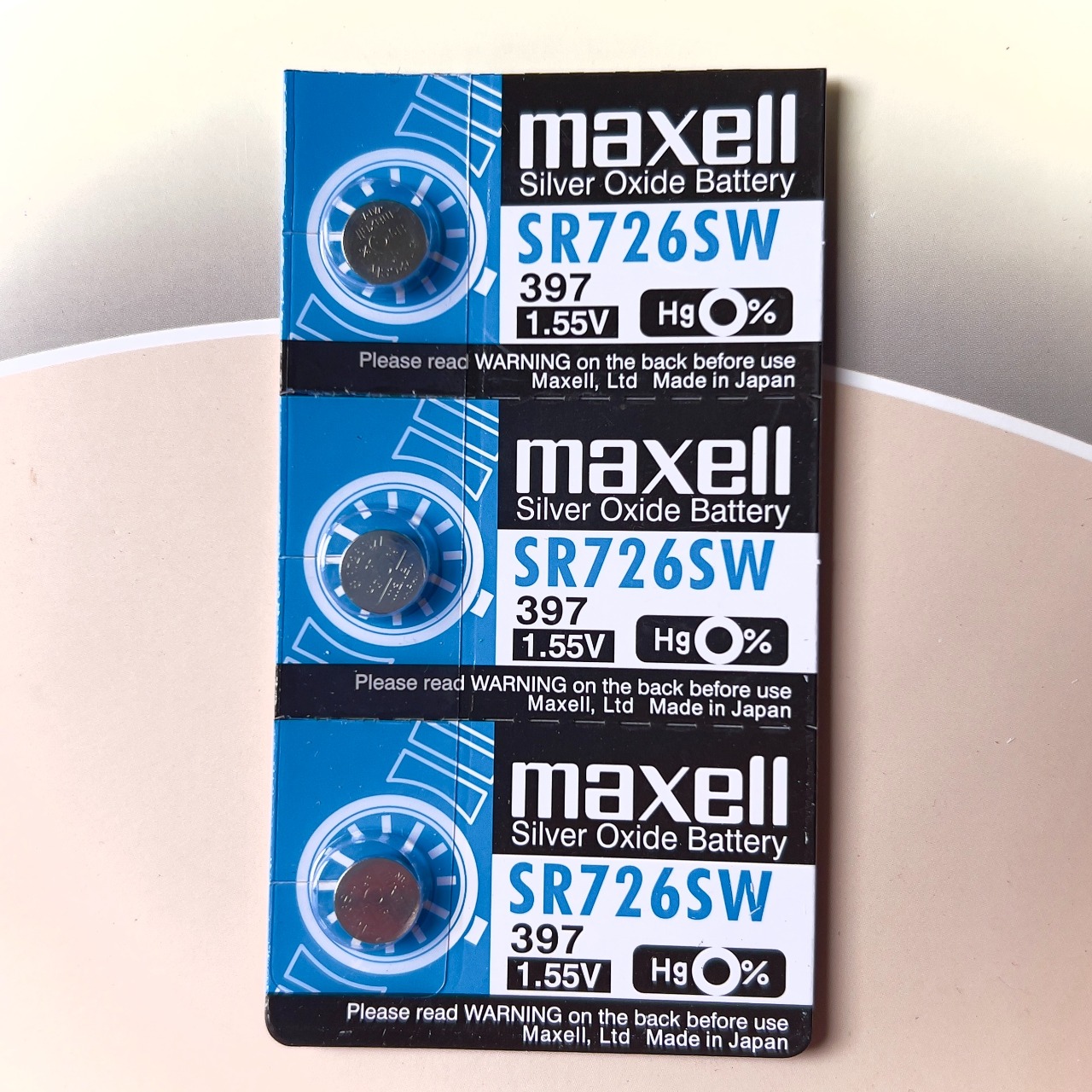 Pin Maxell Nhật Bản SR726SW / 397 (Viên Lẻ) Hàng Chính Hãng Made in Japan