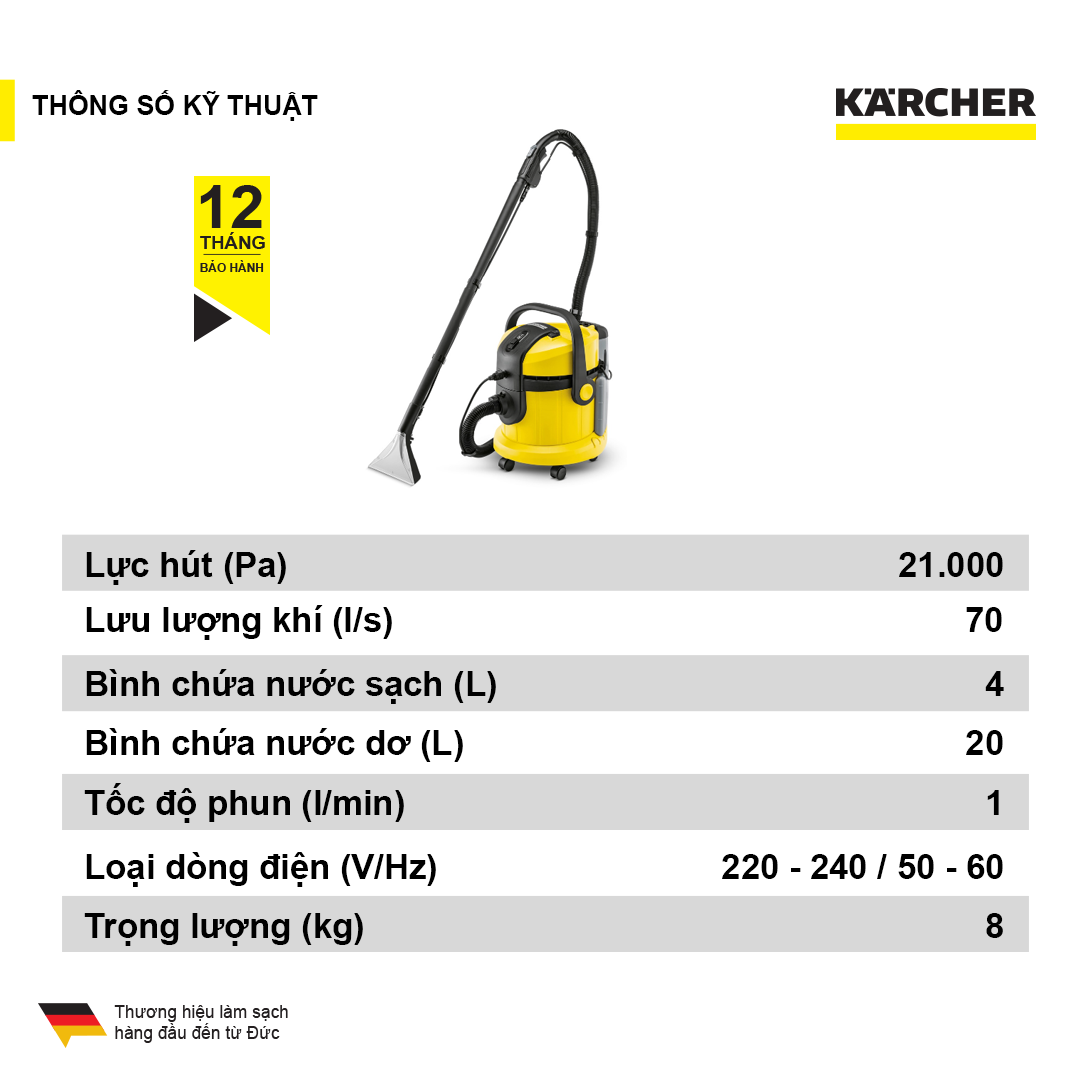 Máy Làm Sạch Thảm Karcher SE 4002