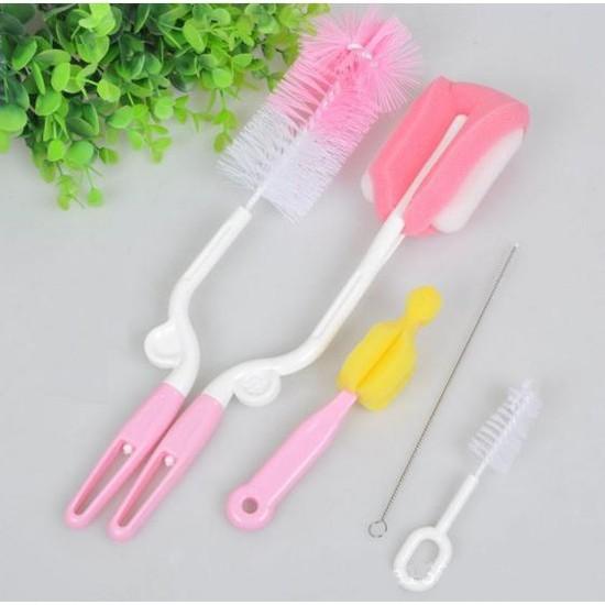 Bộ cọ bình sữa, cọ núm ti 5 chi tiết đẹp mê ly