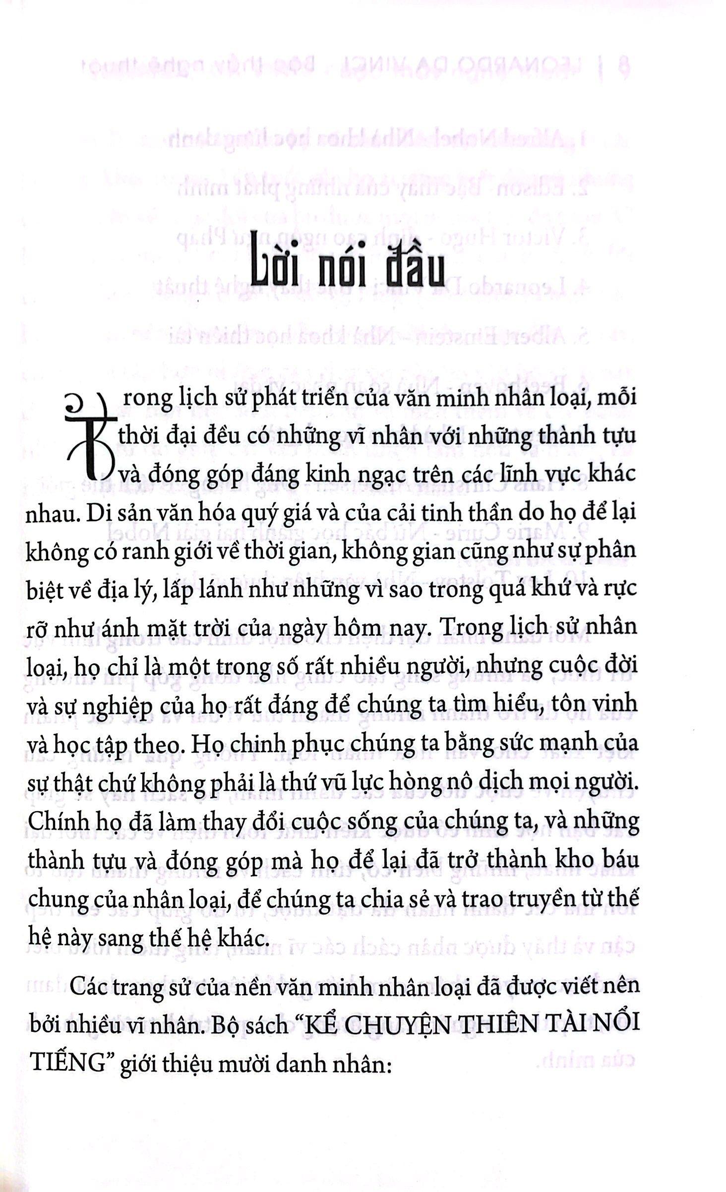 Kể Chuyện Thiên Tài Nổi Tiếng - Leonardo Da Vinci - Bậc Thầy Nghệ Thuật