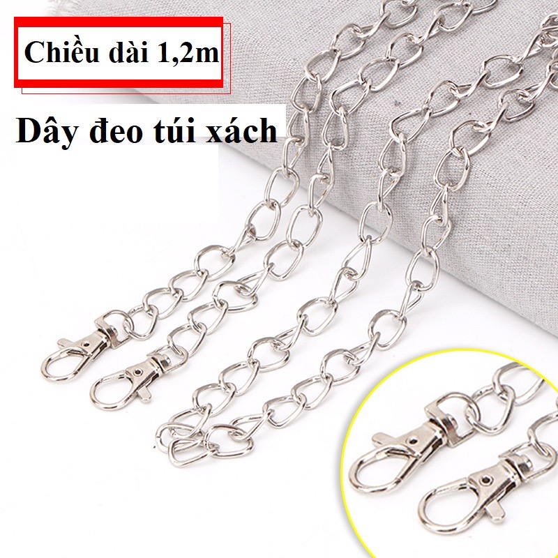 Dây xích túi xách dây mạ vàng bóng sáng sang trọng làm túi handmade