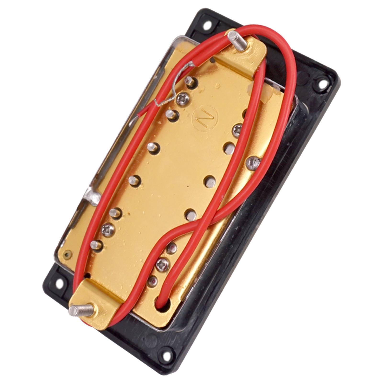 Pro Double Coil Pickup Part 5.2cm, Electric Guitar Neck Bridge Pickup, Guitar Neck Pickup Gear Tools for LP Guitar, Electric Guitar Supplies