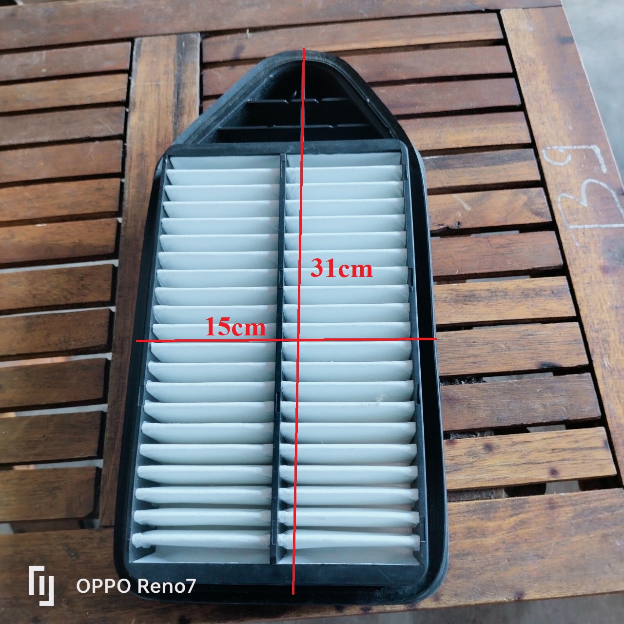 Lọc gió động cơ xe SUZUKI APV, kích thước 15cm*31cm, mã lọc 13780-61J00