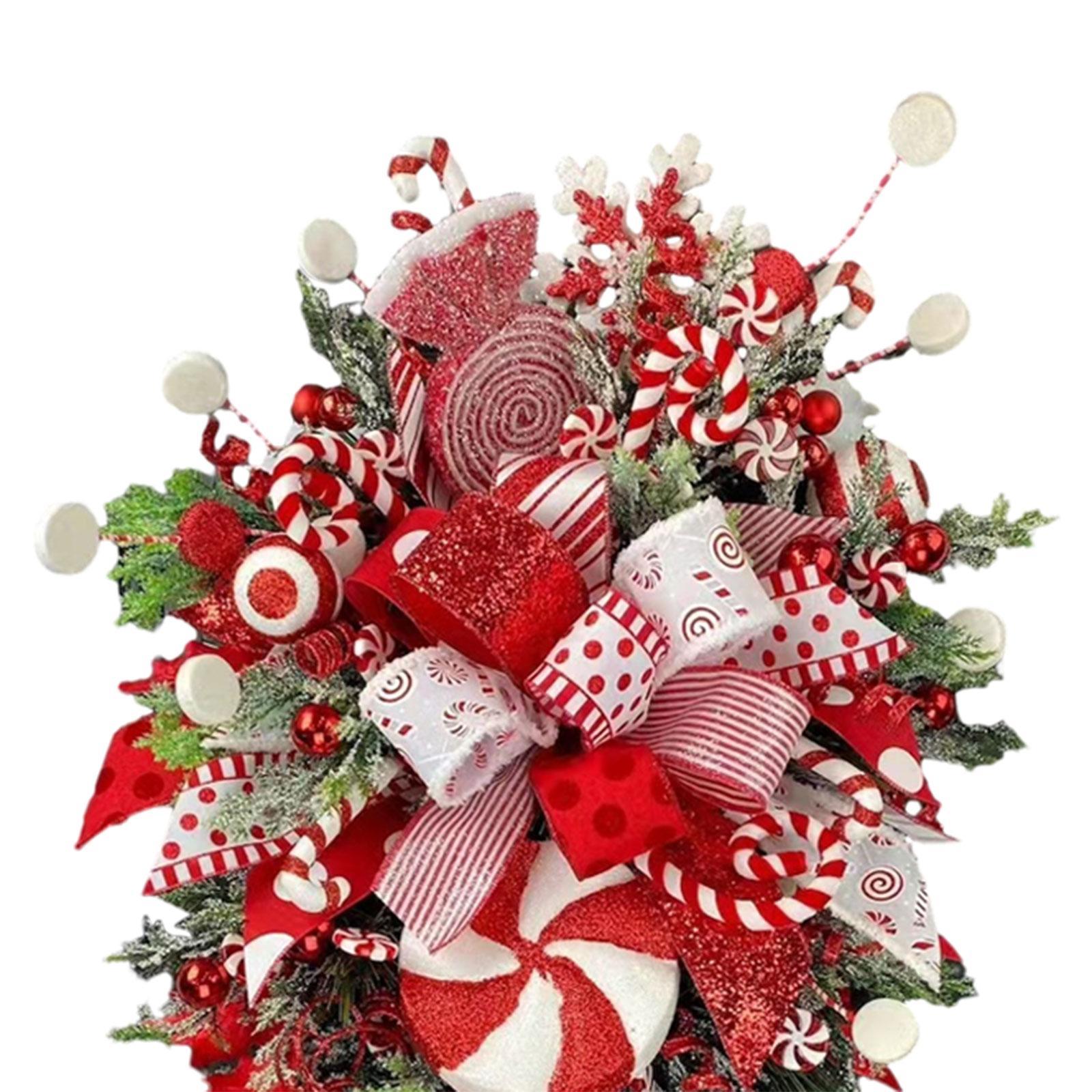 Artificial Christmas Teardrop Swag Xmas Garland for Garden Corridor Festival