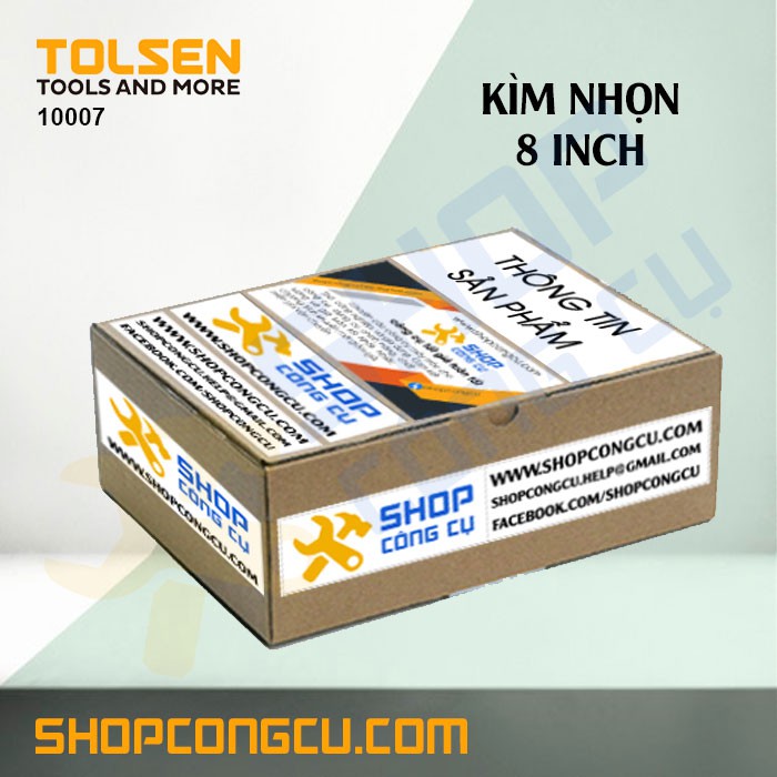 Kìm nhọn 8 inch Tolsen 10007