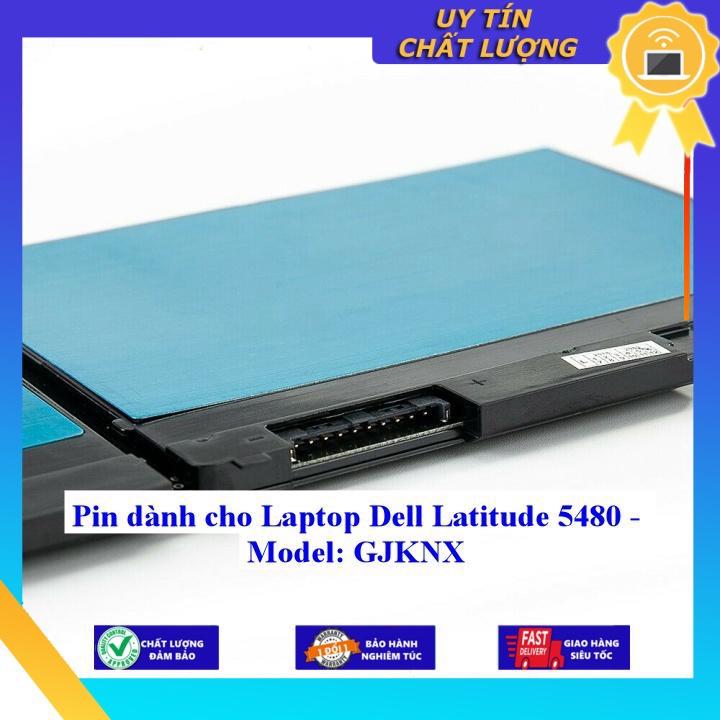 Pin dùng cho Laptop Dell Latitude 5480 - Model: GJKNX - Hàng Nhập Khẩu New Seal