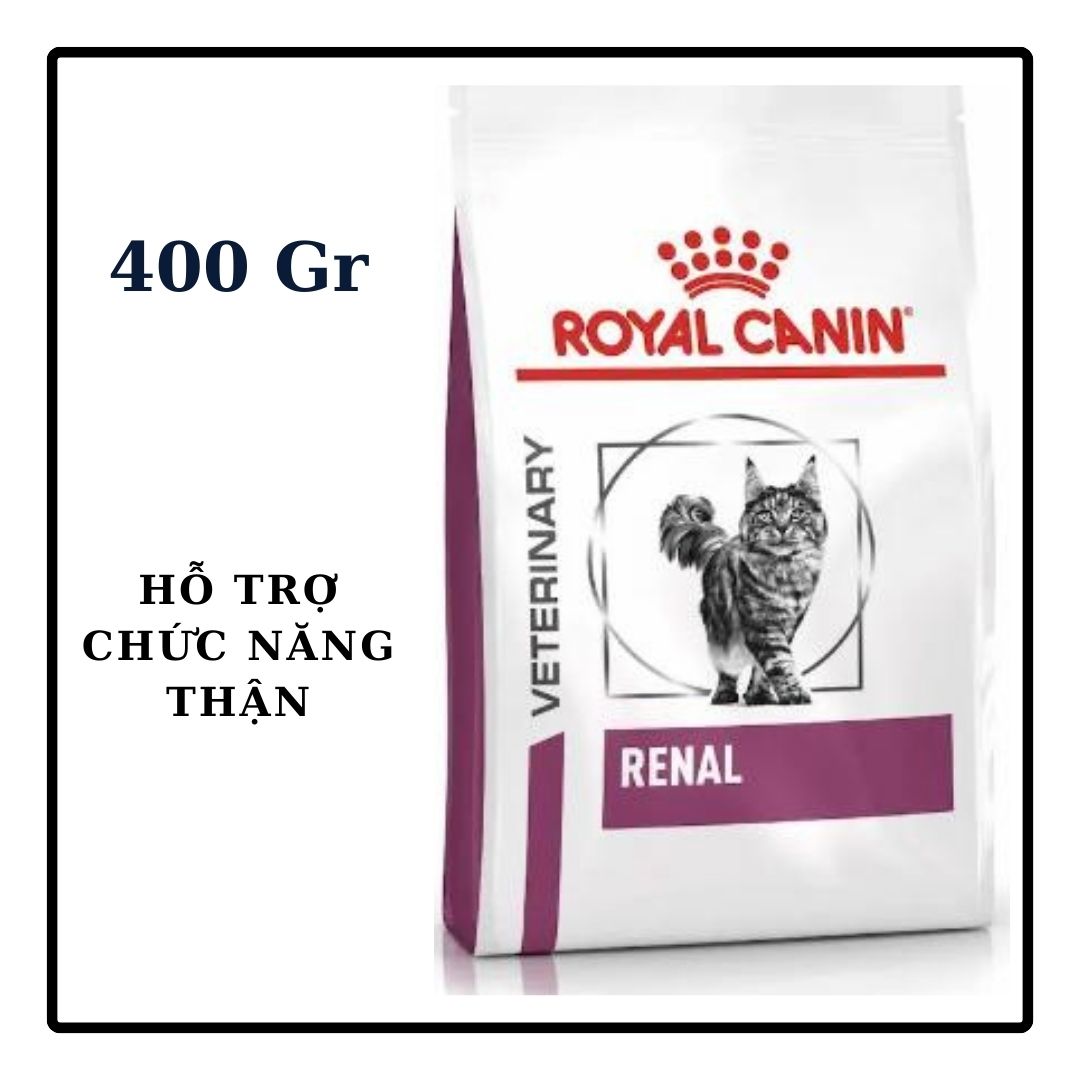 [Mèo bệnh Thận] Royal Canin RENAL CAT - Hỗ Trợ chức năng THẬN CHO MÈO 400Gr / 2Kg