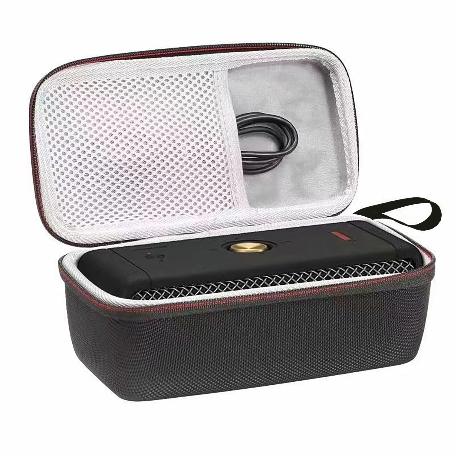 Túi chống sốc Smilebox đựng loai bluetooth Marshall Emberton có quai xách, túi khung cứng chống sốc đựng loa mini - hàng chính hãng