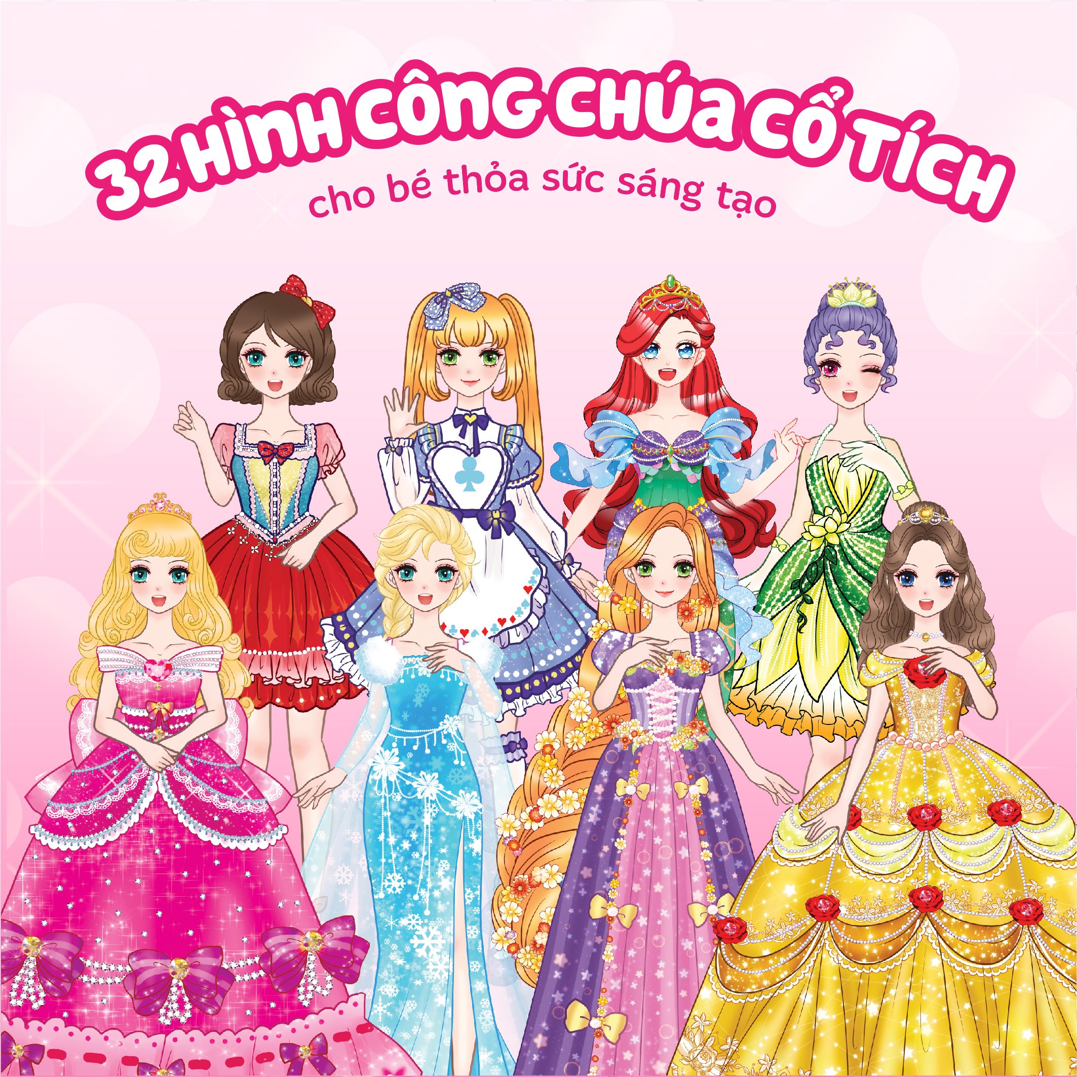 Sách Thời trang Công chúa Cổ tích (4 trang stickers)