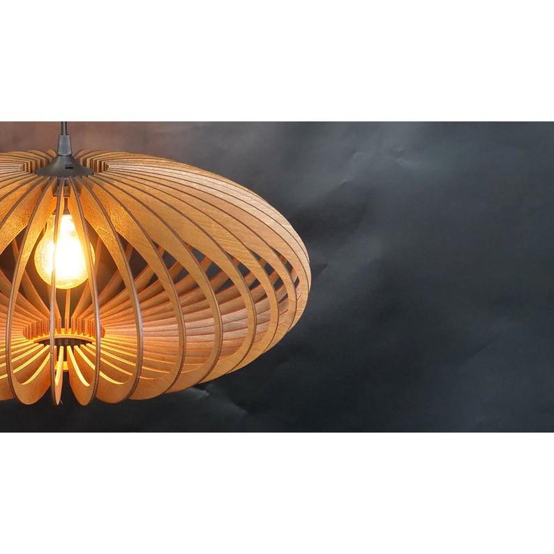 Đèn gỗ trang trí lồng đèn đẹp tinh tế
