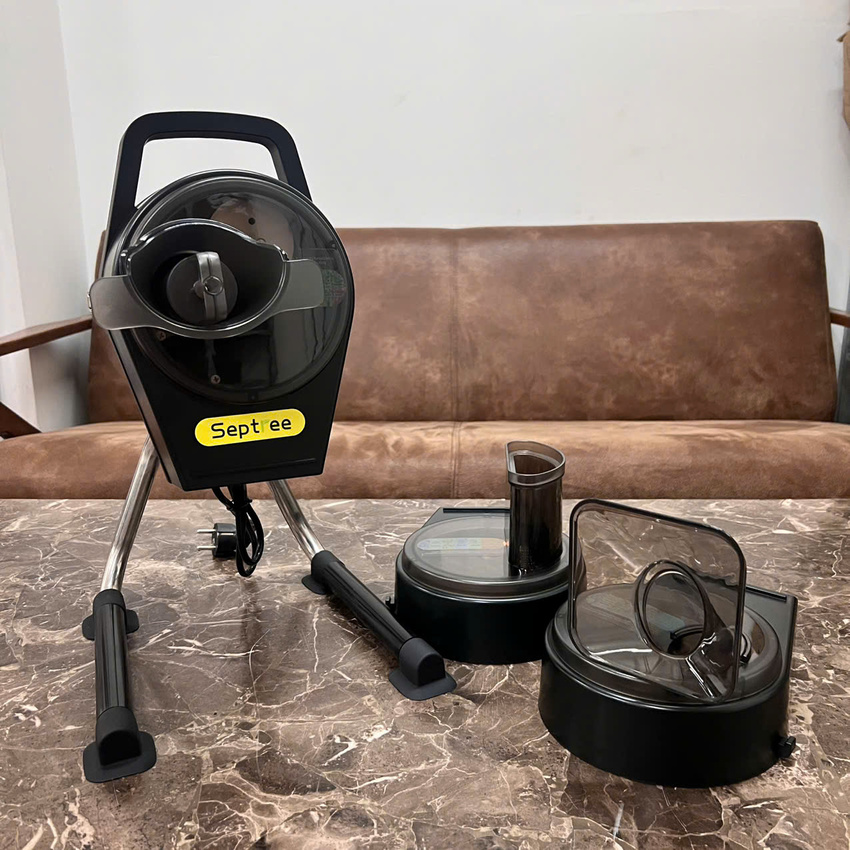 Máy thái lát, thái sợi hành lá, tỏi, ớt và rau củ quả dùng cho quán ăn, nhà hàng thương hiệu Mỹ cao cấp Septree GJ806 công suất 850W - Hàng chính hãng