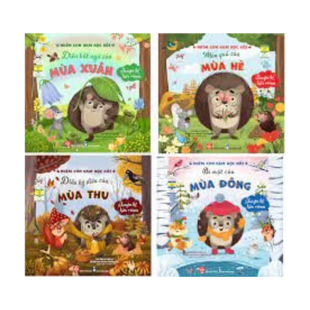 Combo:Truyện kể bốn mùa - Nhím con ham học hỏi
