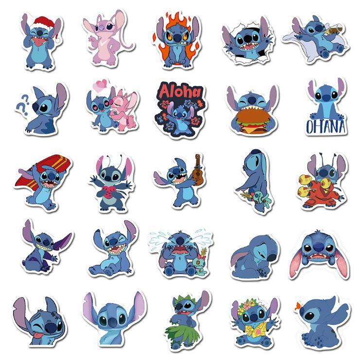 Sticker dán cao cấp HOẠT HÌNH ALOHA Cực COOL ms#122
