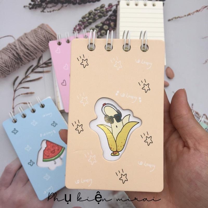 SỔ TAY HÌNH TRÁI CÂY