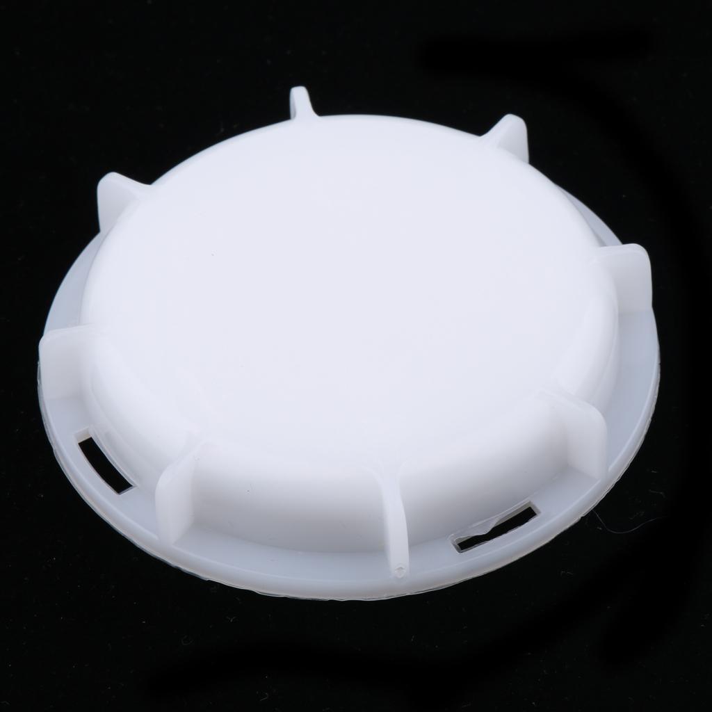 IBC Tank Valve IBC Adaptor Fitting Seal Cap White, threaded inner diameter: 58mm