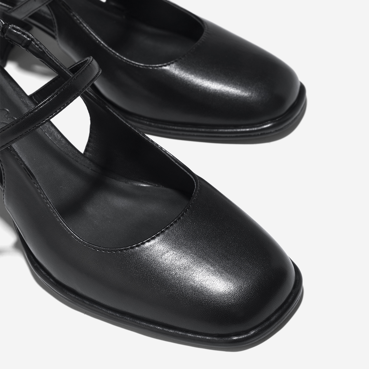 Vascara Giày Slingback Gót Trụ Quai Mary Janes - BMN 0672