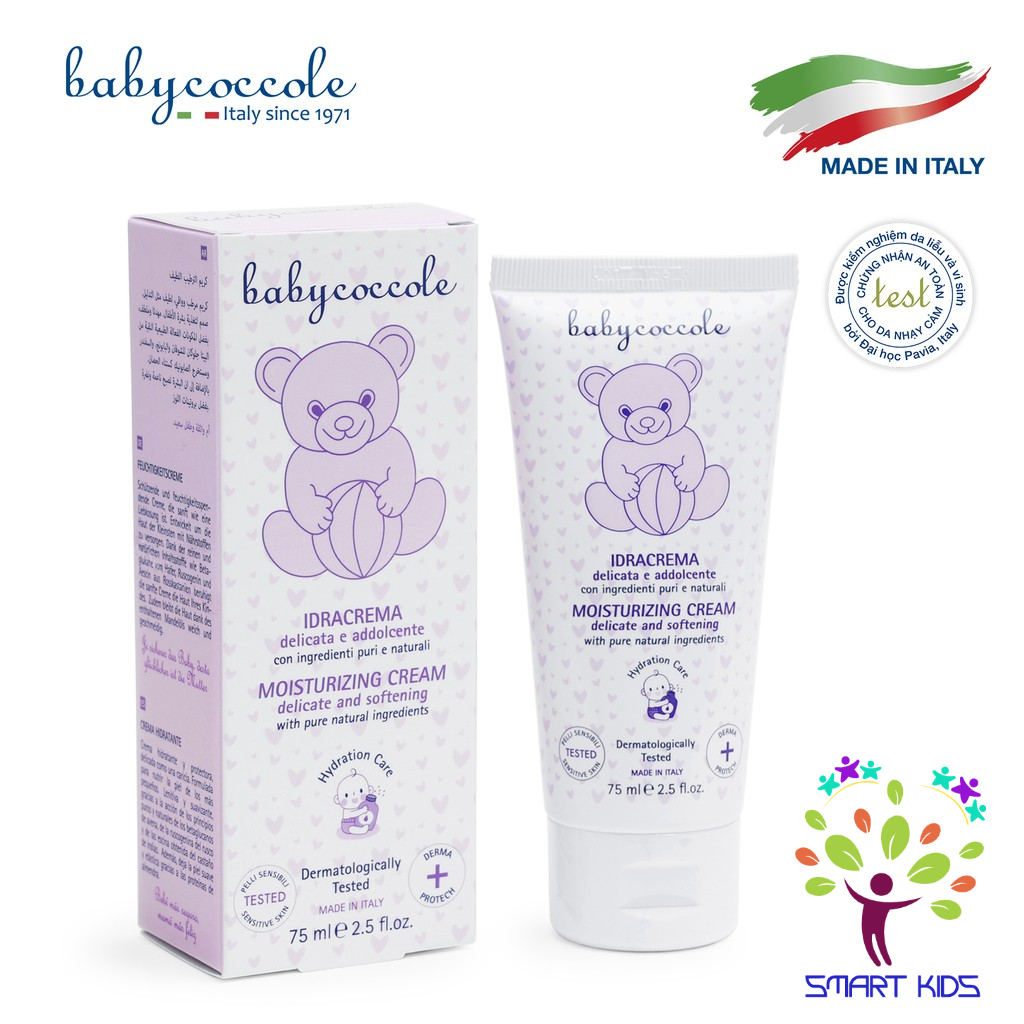 Kem dưỡng ẩm chiết xuất hạnh nhân Babycoccole 75ml 0M+