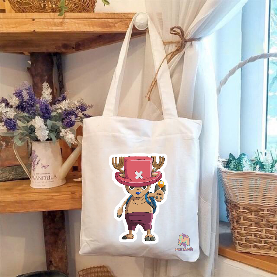 Túi Tote in hình chủ đề One Piece