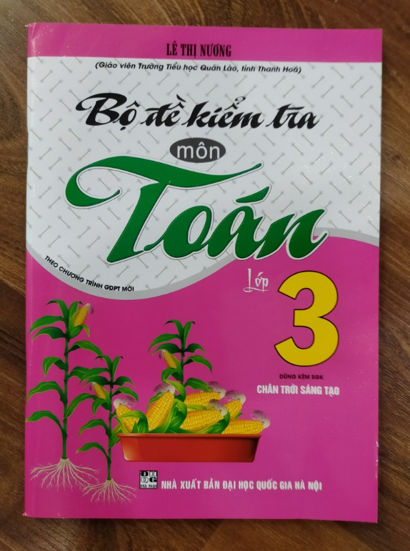 Sách - Bộ Đề Kiểm Tra Môn Toán Lớp 3 ( Dùng kèm SGK Chân Trời Sáng Tạo )