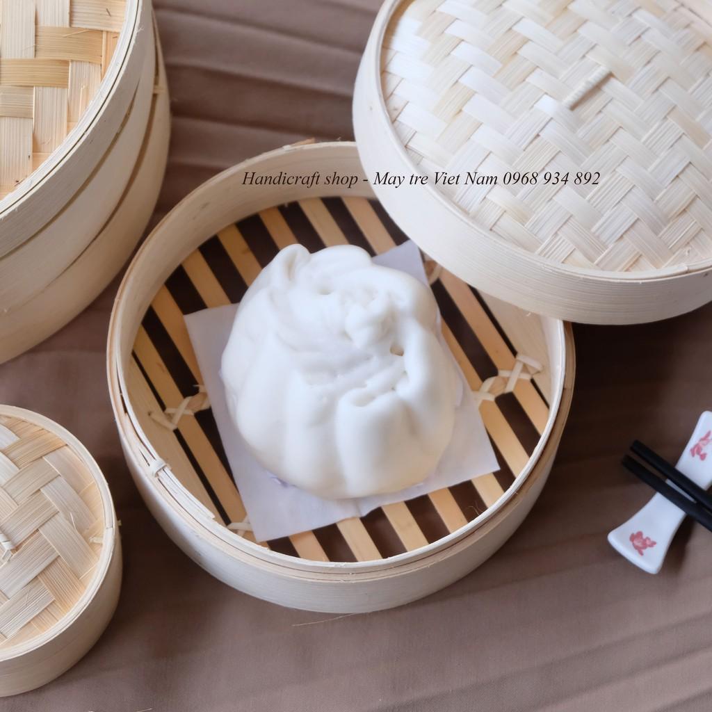 Xửng Hấp Tre - 1 Tầng - Hấp Bánh Bao - Há Cảo - Xôi Nếp - HANDICRAFT SHOP